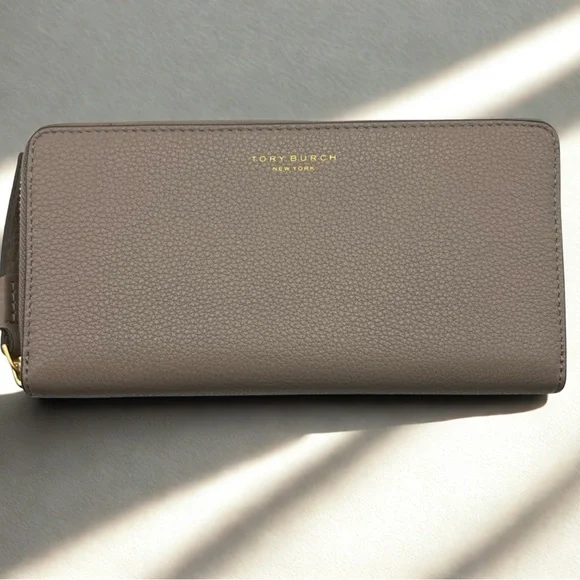 Tory Burch Taupe Leather Accessory - Picture 1 of 7